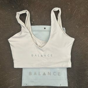 Balance sports bra-Stone